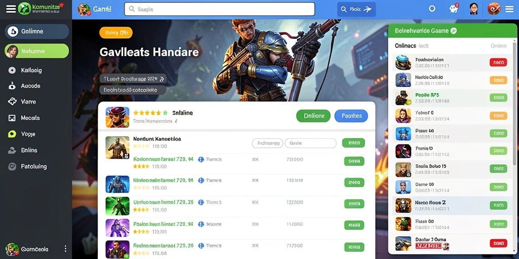 Screenshot menampilkan karakter utama dalam pertempuran epik.