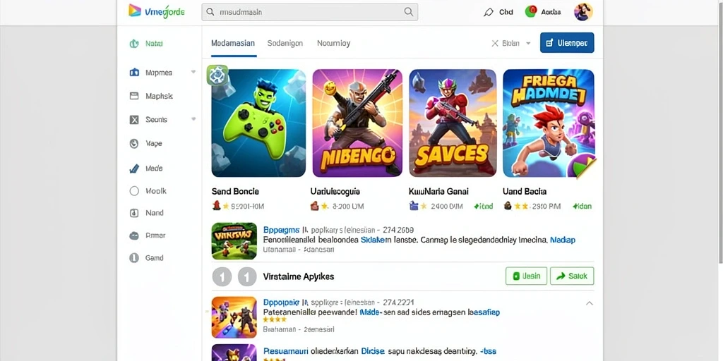 Tampilan grafis yang memukau di level pertama.