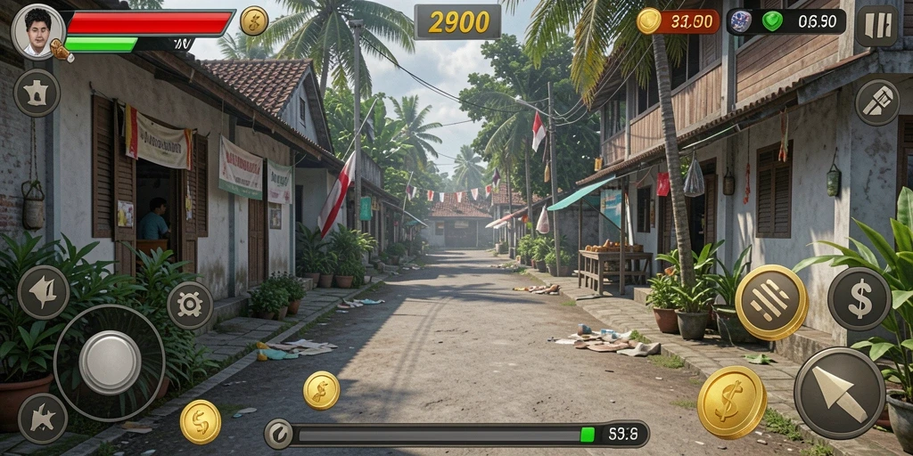 Tampilan mesin slot dengan tema yang menarik.