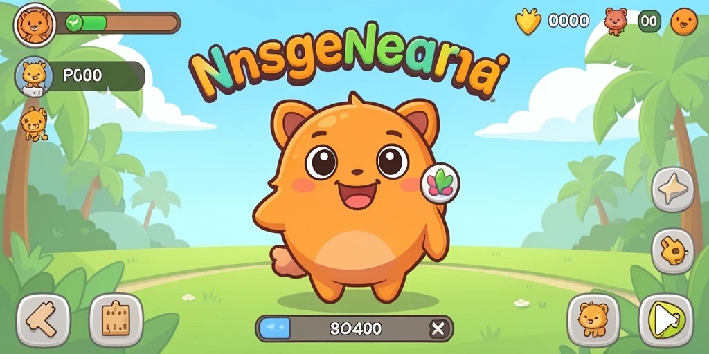 Screenshot menampilkan tampilan level awal BENTO123.