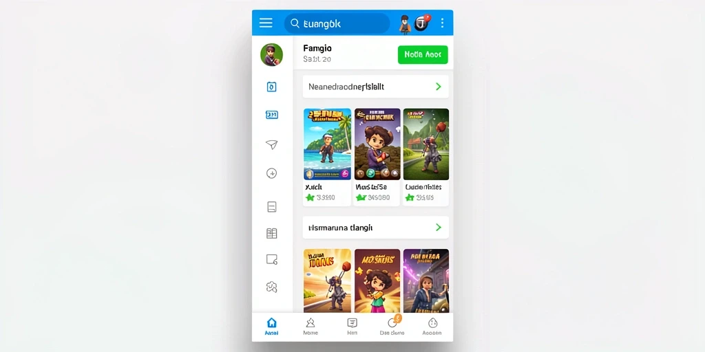 Screenshot menunjukkan tampilan antarmuka permainan yang menarik.