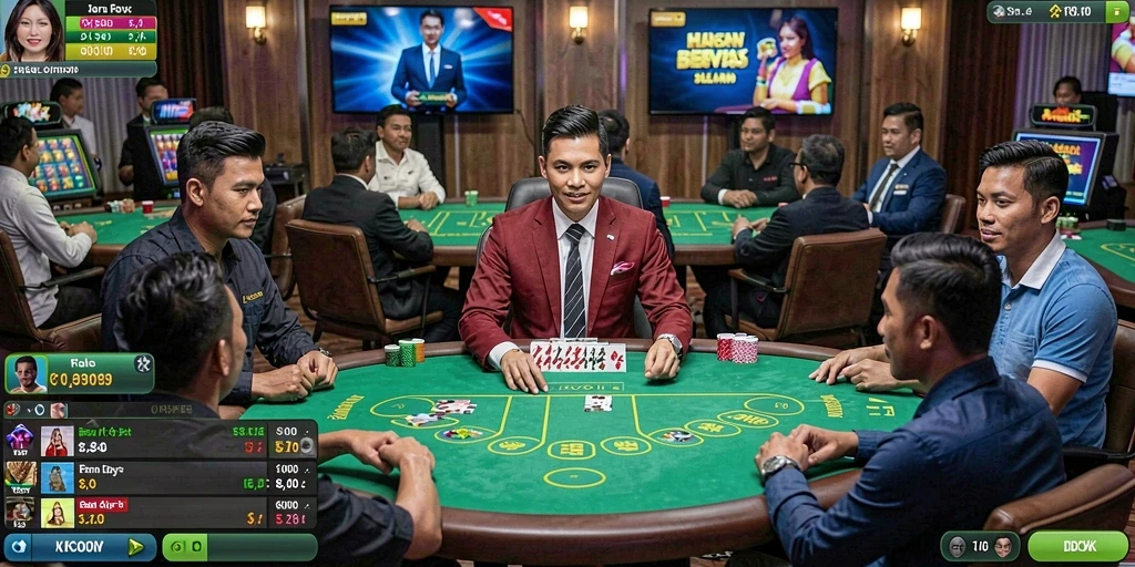 Tangkapan layar menampilkan perjalanan karakter utama.