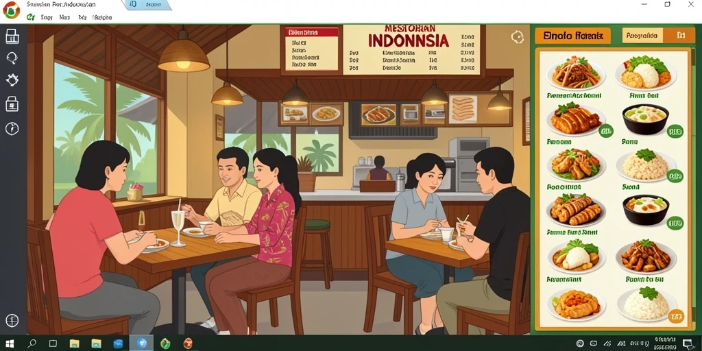 Tampilan awal yang menarik dan user-friendly.