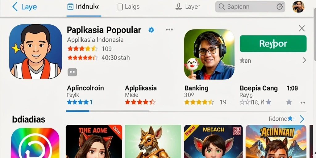 Tampilan antarmuka yang menarik dan intuitif.