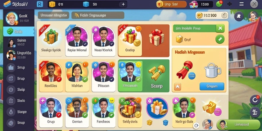 Tampilan antarmuka yang menarik dan intuitif.