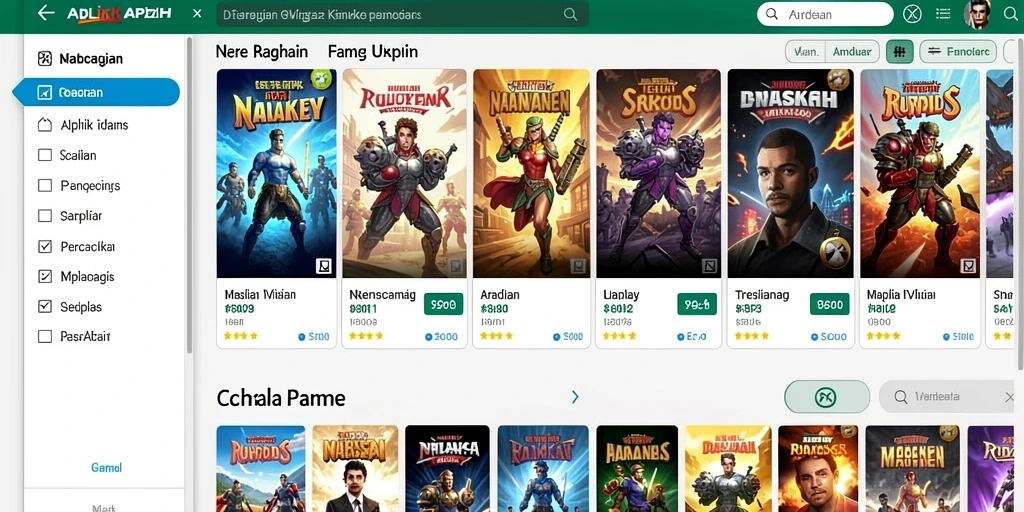 Tampilan antarmuka yang intuitif dan menarik.