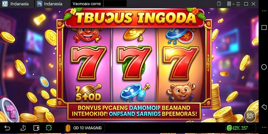 Tampilan antarmuka utama SAKTI77 yang menarik.