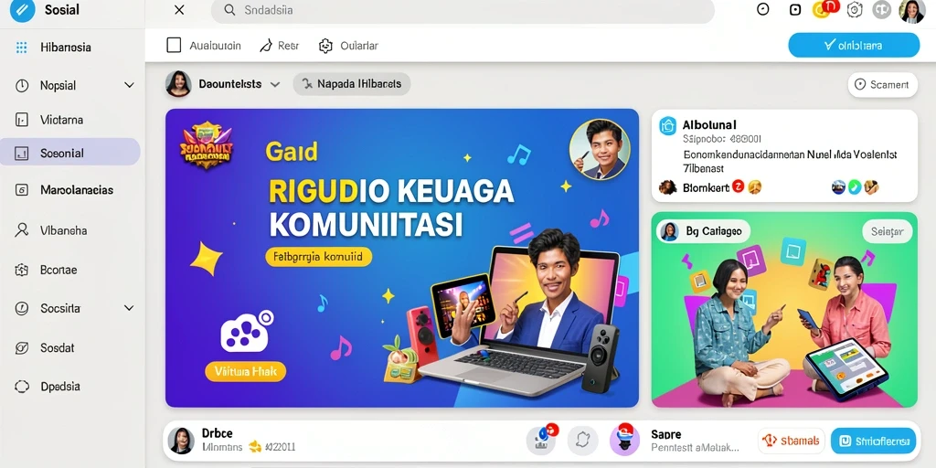 Tampilan antarmuka yang intuitif dan menarik.