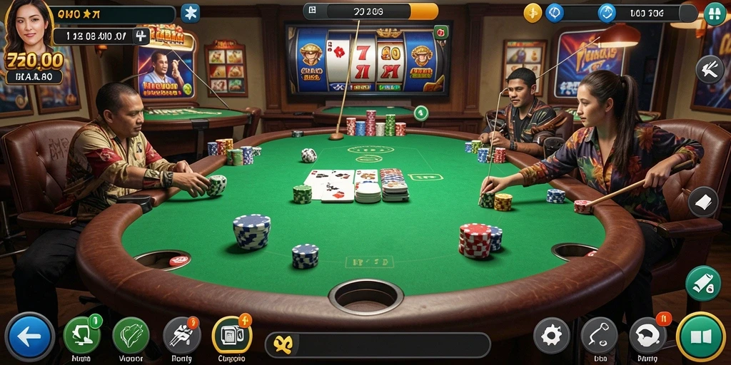 Tampilan utama SUPERSVIP yang menarik dan interaktif.