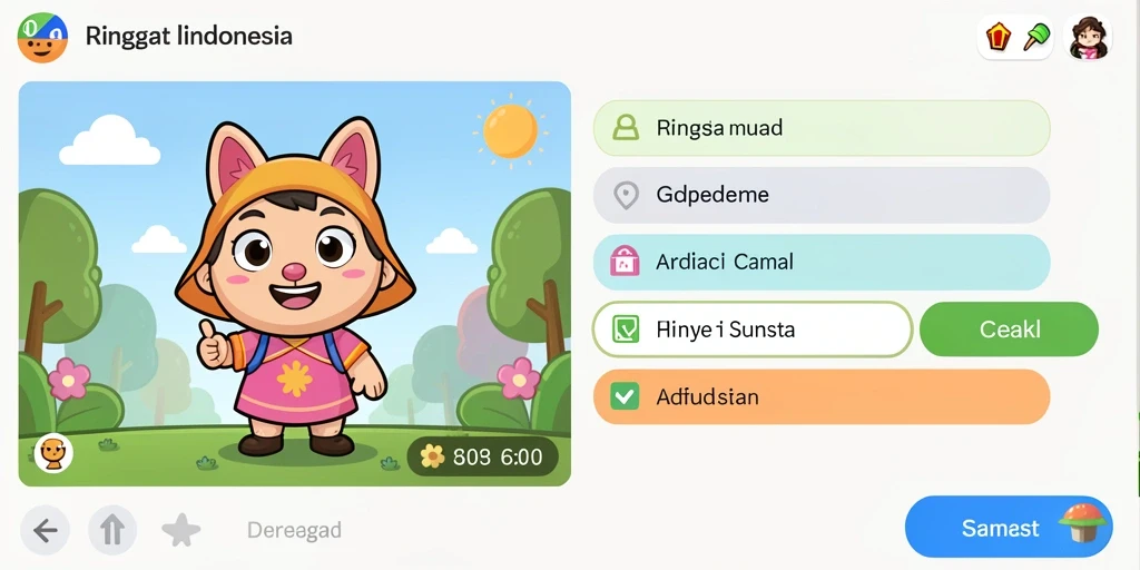 Tangkapan layar menampilkan karakter utama dalam aksi.