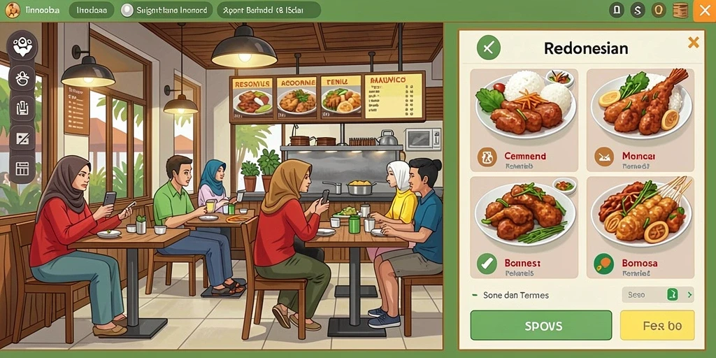 Tampilan awal game yang menarik dan interaktif.