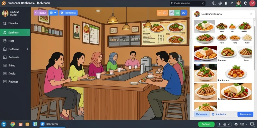 Tampilan antarmuka yang menarik dan ramah pengguna.