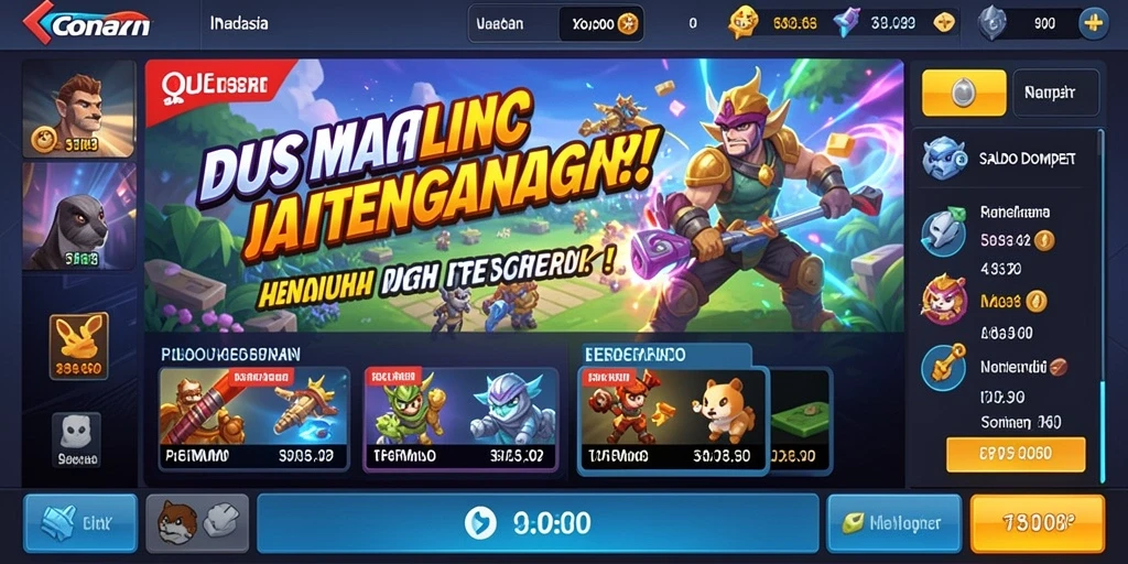 Tampilan antarmuka yang menarik dan mudah digunakan.