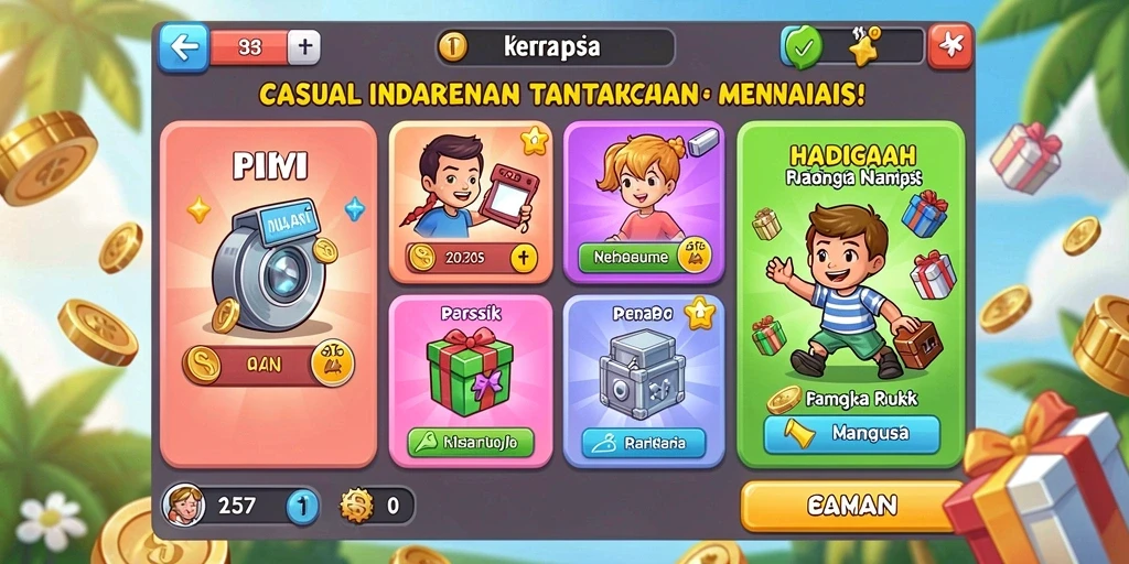 Antarmuka utama YYBET yang sederhana dan atraktif.